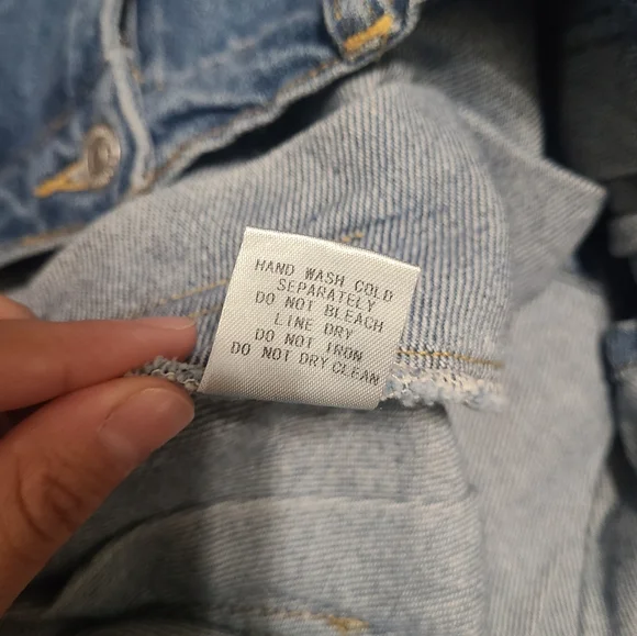 Y2k Pleated Denim Mini Skirt S Nwt - Picture 6 of 6